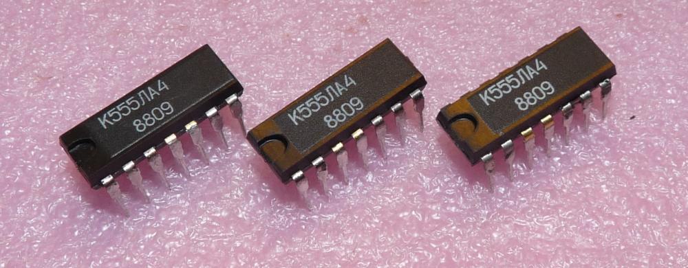 K 555 LA 4 (DL 010 D, 74 LS 10) NAND